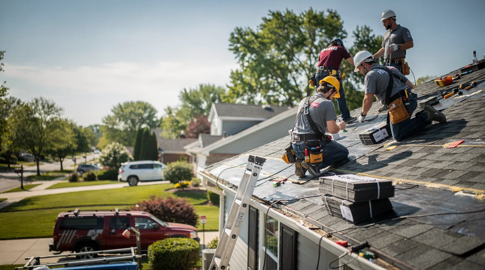Roof Repair in Blue Mound, IL around you
